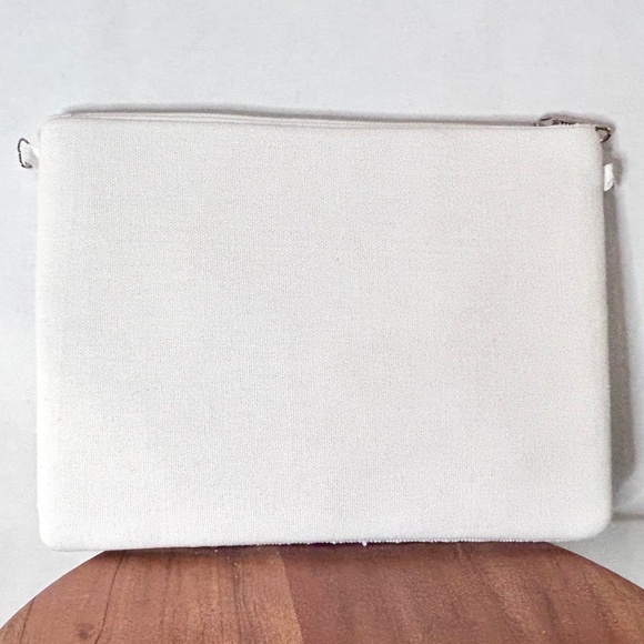 Patriotic Lip Beaded Clutch Handbag /Crossbody Bag Purse Chain Shoulder Strap - Picture 3 of 6